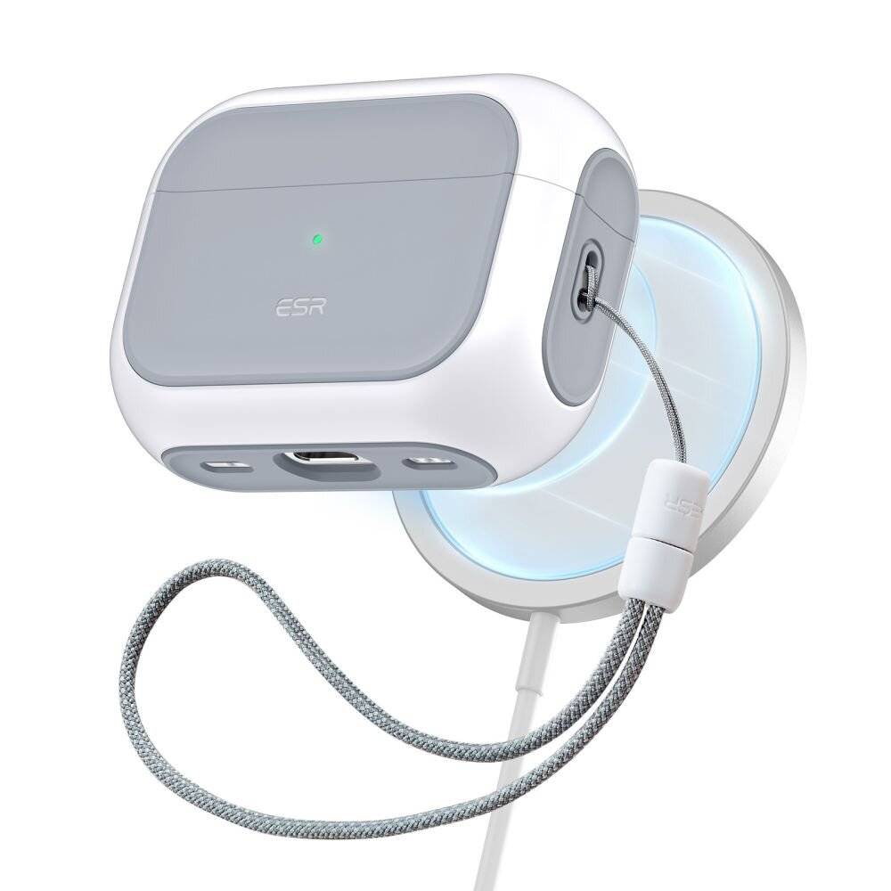 Tasche ESR Orbit Hybrid für AirPods Pro, Magsafe (weiß)-2