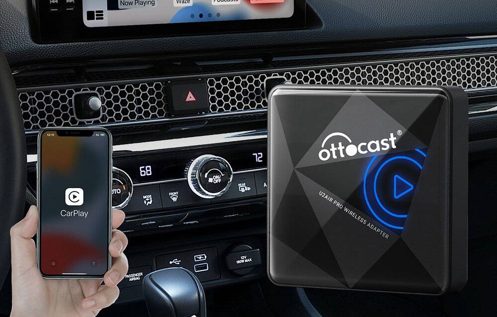 Ottocast - CP82 - Wireless-Adapter, Ottocast, CP82, U2-AIR PRO Carplay (schwarz)-3