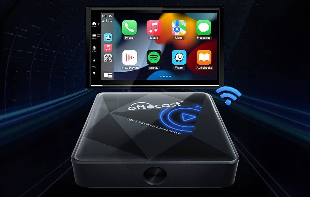 Ottocast - CP82 - Wireless-Adapter, Ottocast, CP82, U2-AIR PRO Carplay (schwarz)-1