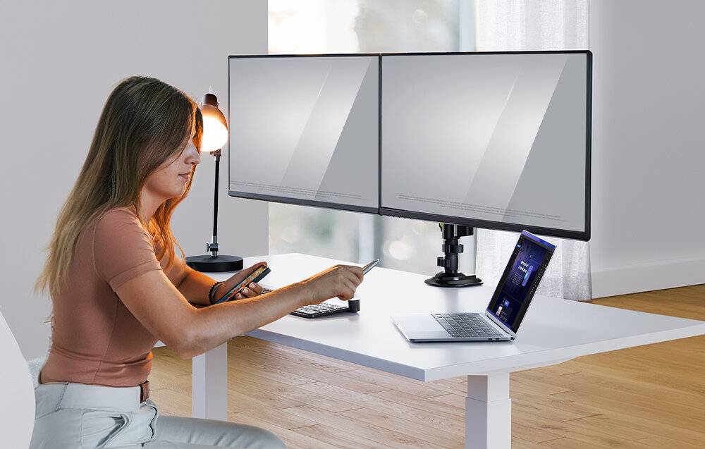 Huanuo HNDS8 Doppelmonitorhalterung 13-32"-4