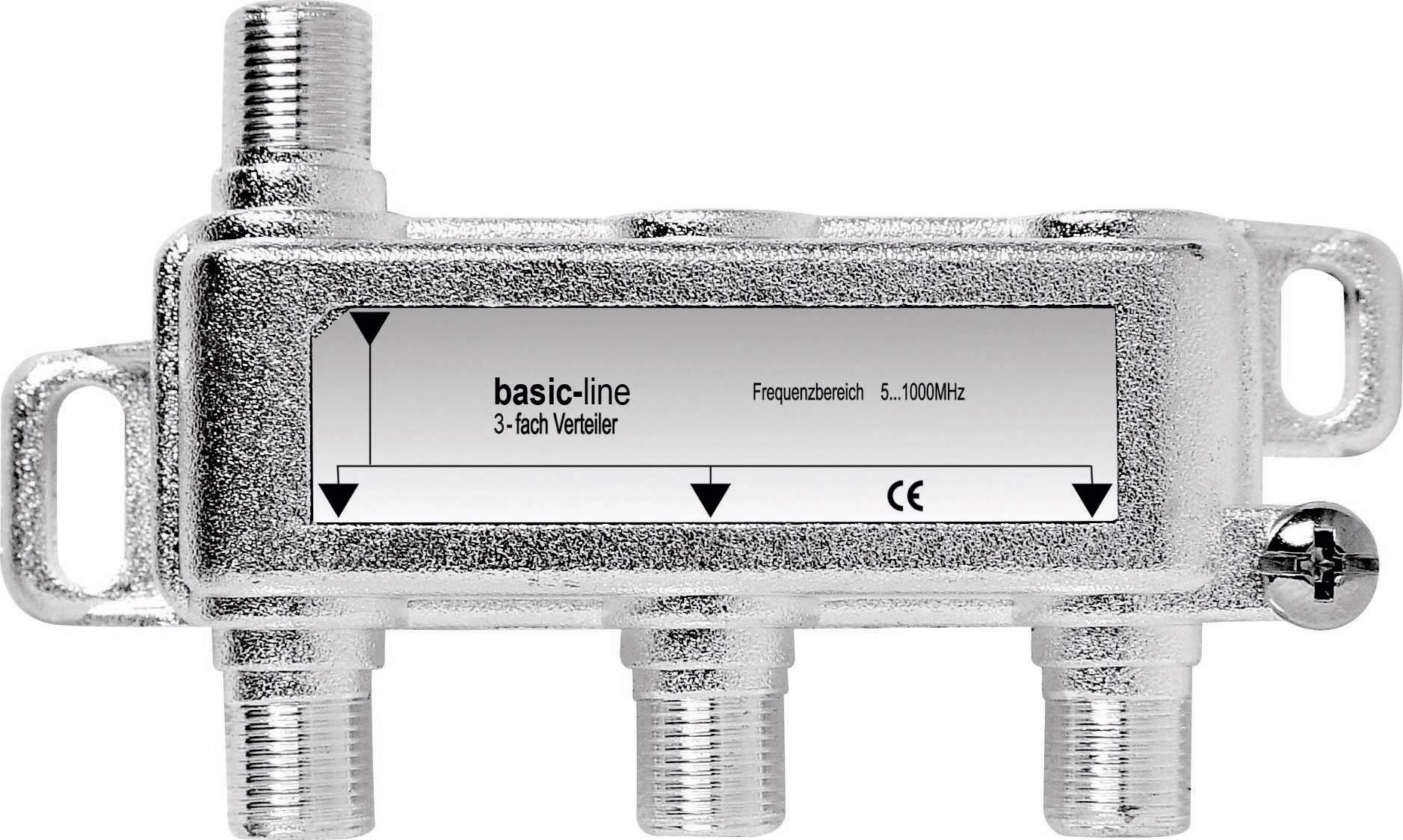 CONRAD Kabel-TV Verteiler Renkforce 3-fach 5 - 1006 MHz