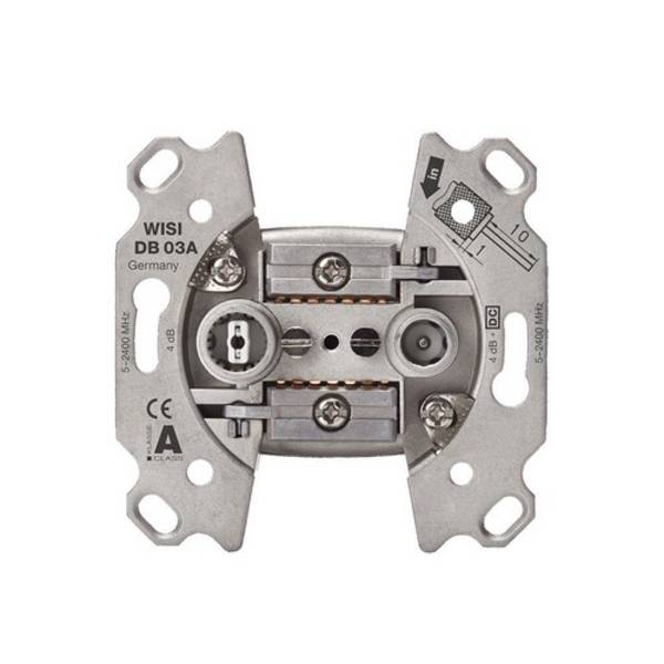 1004 Wisi DB 03 A Universal-Stichdose AD: 4,5-5dB 5-2400MHz BK-Enddose