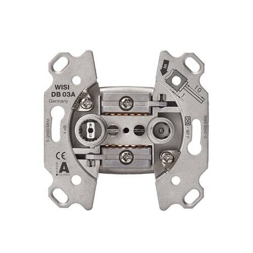 1004 Wisi DB 03 A Universal-Stichdose AD: 4,5-5dB 5-2400MHz BK-Enddose-0