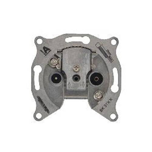 001182 Wisi MX 607 BK-Durchgangsdose TV BK 3108, AD/DD 8dB/4dB inkl.Rah.u.Deckel-0