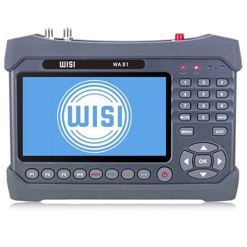 003632 Wisi WA 81 DVB-S2/C/T2 Messgerät 7Zoll Bildschirm mit Spectrumanalyser-0