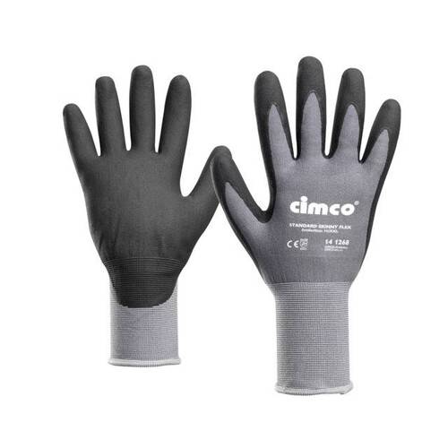CIMCO Arbeitshandschuh Grip Flex s/rot, Größe 8/M 141229-0