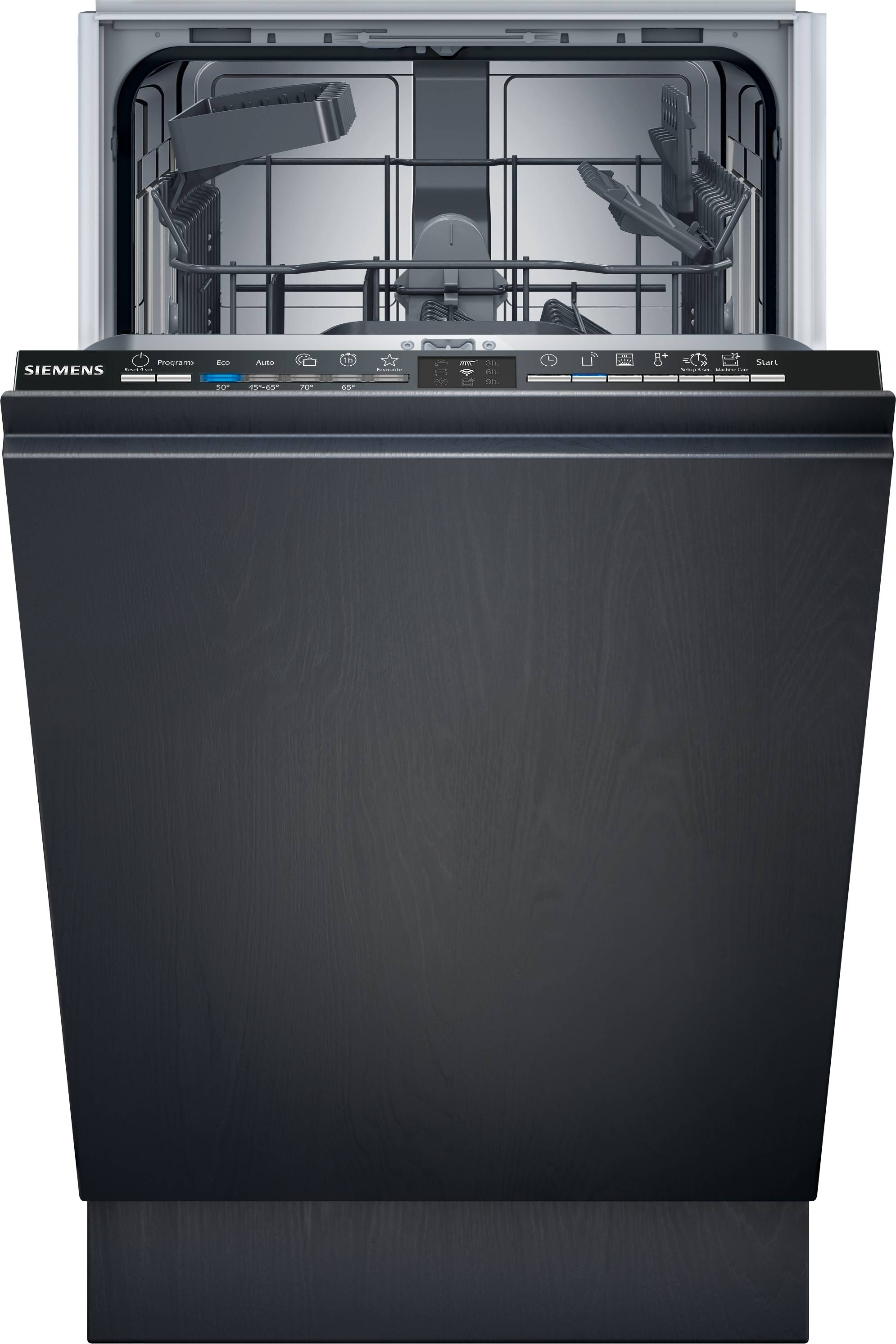 Siemens Geschirrspüler vollintegriert SR61HX16KE | 45 cm | iQ100 | Home Connect | varioSpeed Plus | E | 46 dB