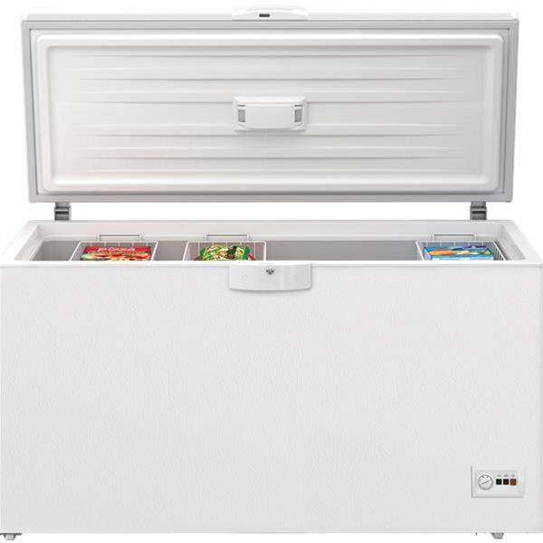 Beko MDA Gefriertruhe 451L HSM46740 Bauform=Standgerät Nutzinhalt=451 l Geräuschemission=36
