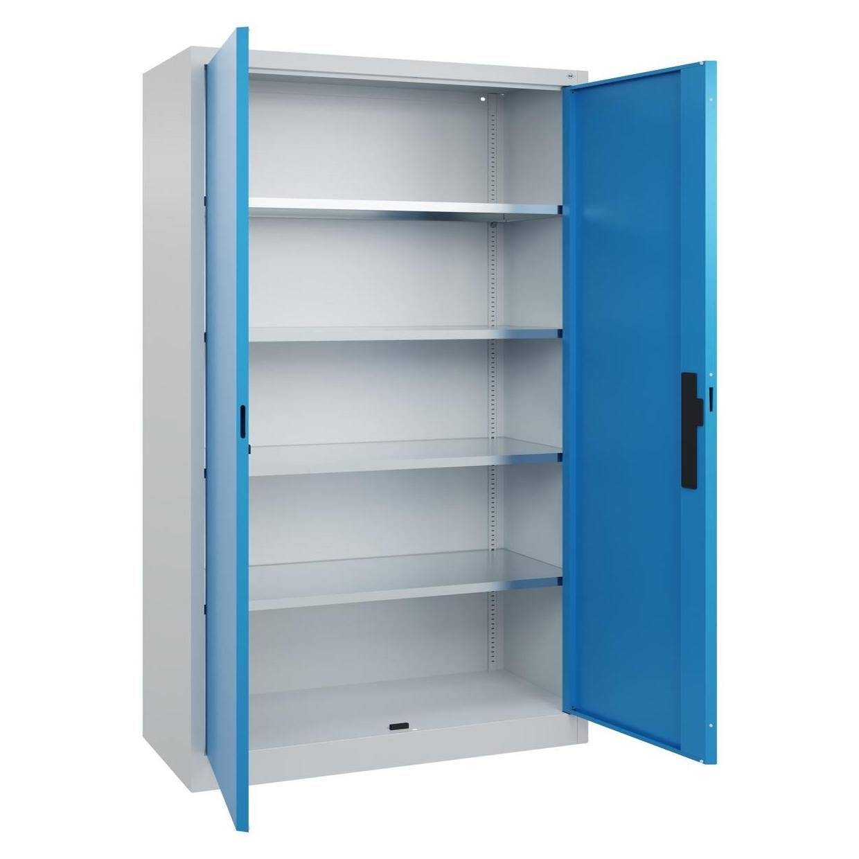 C+P Flügeltürenschrank Serie Acurado 89, 1950x1200x500mm, lichtgrau/lichtblau-0