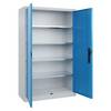 C+P Flügeltürenschrank Serie Acurado 89, 1950x1200x500mm, lichtgrau/lichtblau