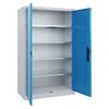C+P Flügeltürenschrank Serie Acurado 89, 1950x1200x600mm, lichtgrau/lichtblau
