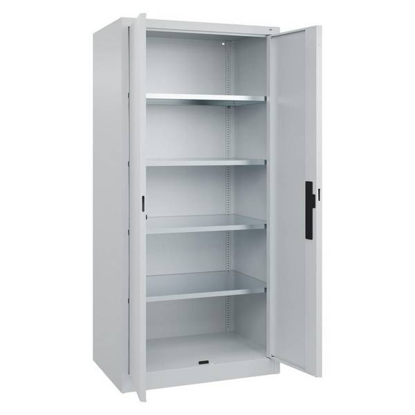 C+P Flügeltürenschrank Serie Acurado 89, 1950x930x600mm, lichtgrau/lichtgrau