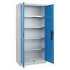 C+P Flügeltürenschrank Serie Acurado 89, 1950x930x500mm, lichtgrau/lichtblau