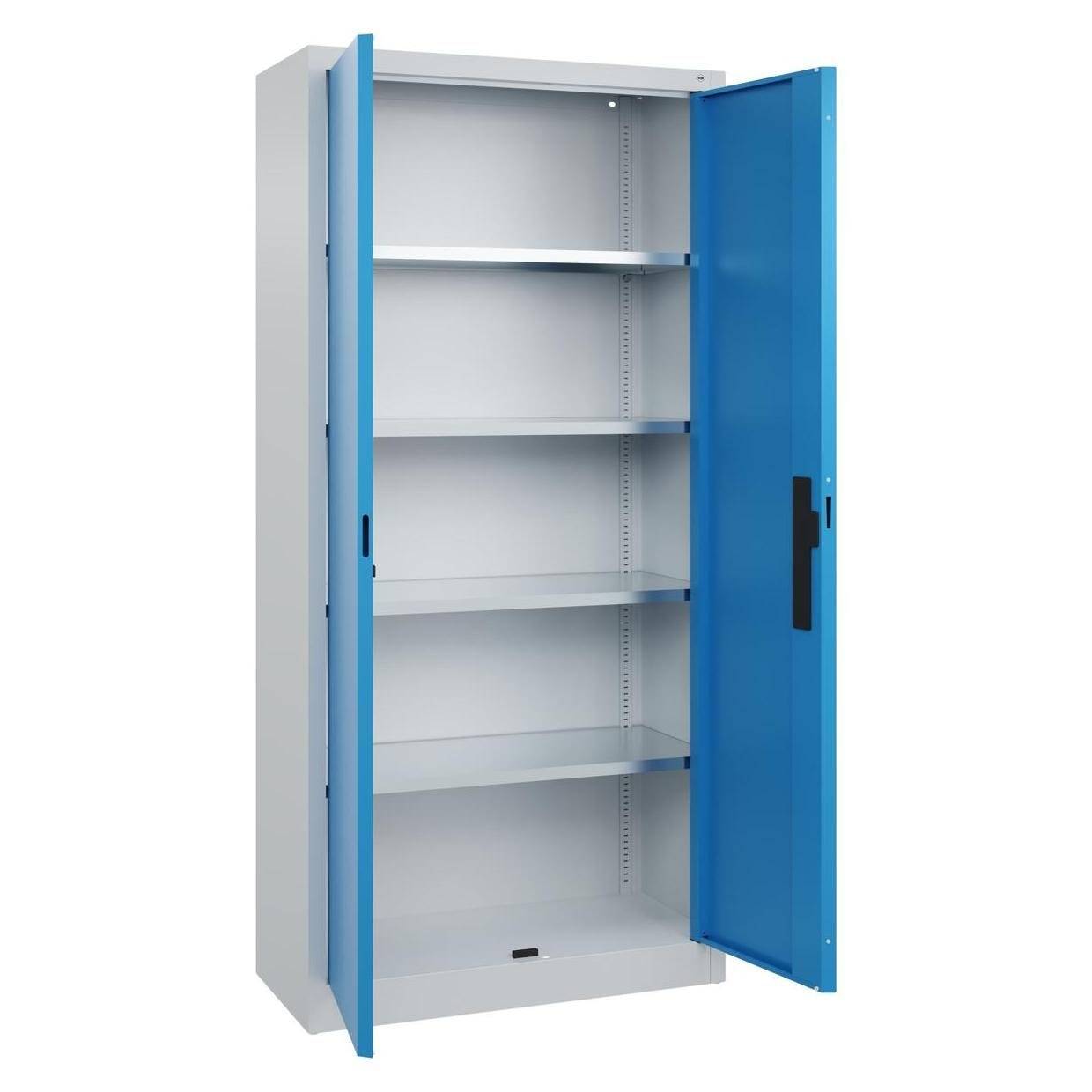 C+P Flügeltürenschrank Serie Acurado 89, 1950x930x400mm, lichtgrau/lichtblau-0