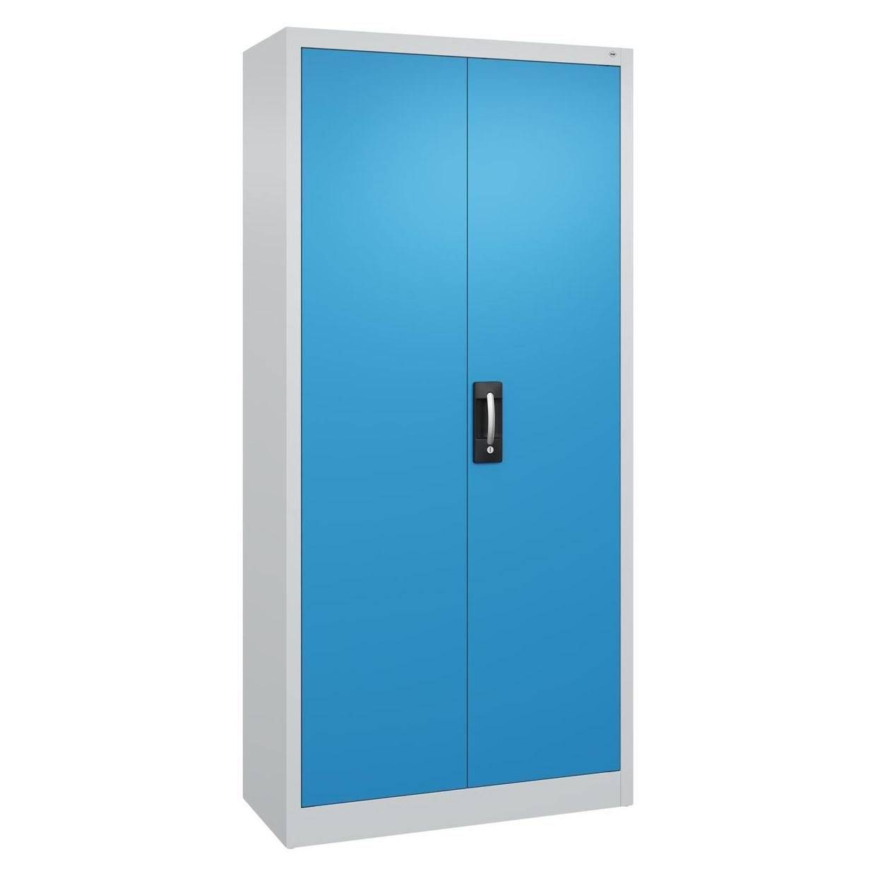 C+P Flügeltürenschrank Serie Acurado 89, 1950x930x400mm, lichtgrau/lichtblau-4