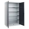 C+P Flügeltürenschrank Serie Acurado 89, 1950x1200x600mm, lichtgrau/anthrazitgrau