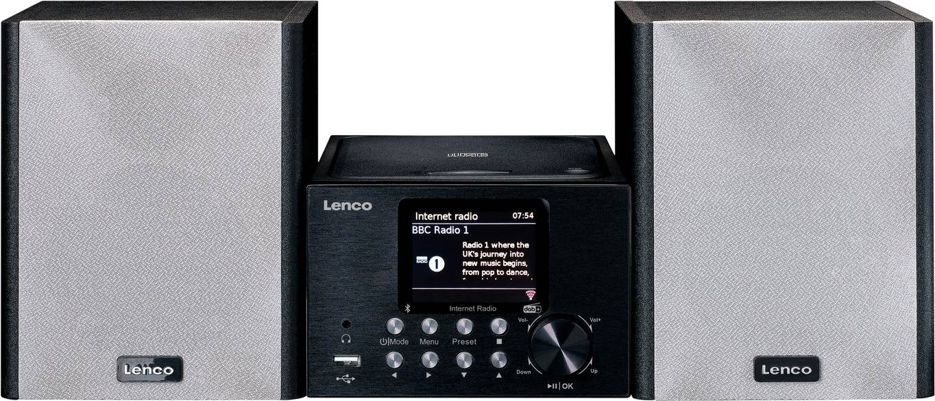 Commax Microanlage/Internet-Radio WiFi/DAB+/FM/CD MC-250 Black 12 W-0