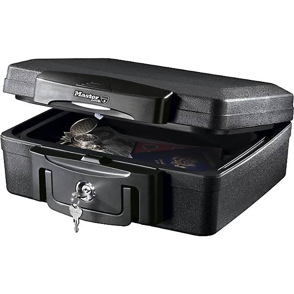 Dokumentenbox feuerfest und wasserdicht Klein HxBxT 156 x 362 x 330 mm. Master Lock Deutschland GmbH 84048449