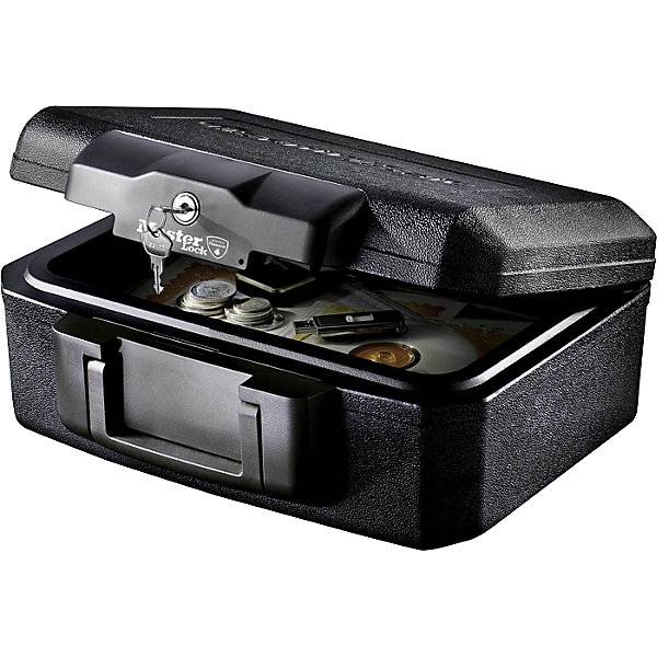 Dokumentenbox feuerfest und wasserdicht Klein HxBxT 156 x 362 x 330 mm. Master Lock Deutschland GmbH 84048449-3