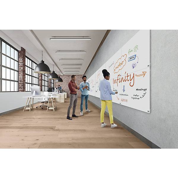 Whiteboard Infinity Stahl beschichtet weiß BxH 600 x 900 mm. Leitz Acco Brands | GmbH & CO. KG 84054749-2