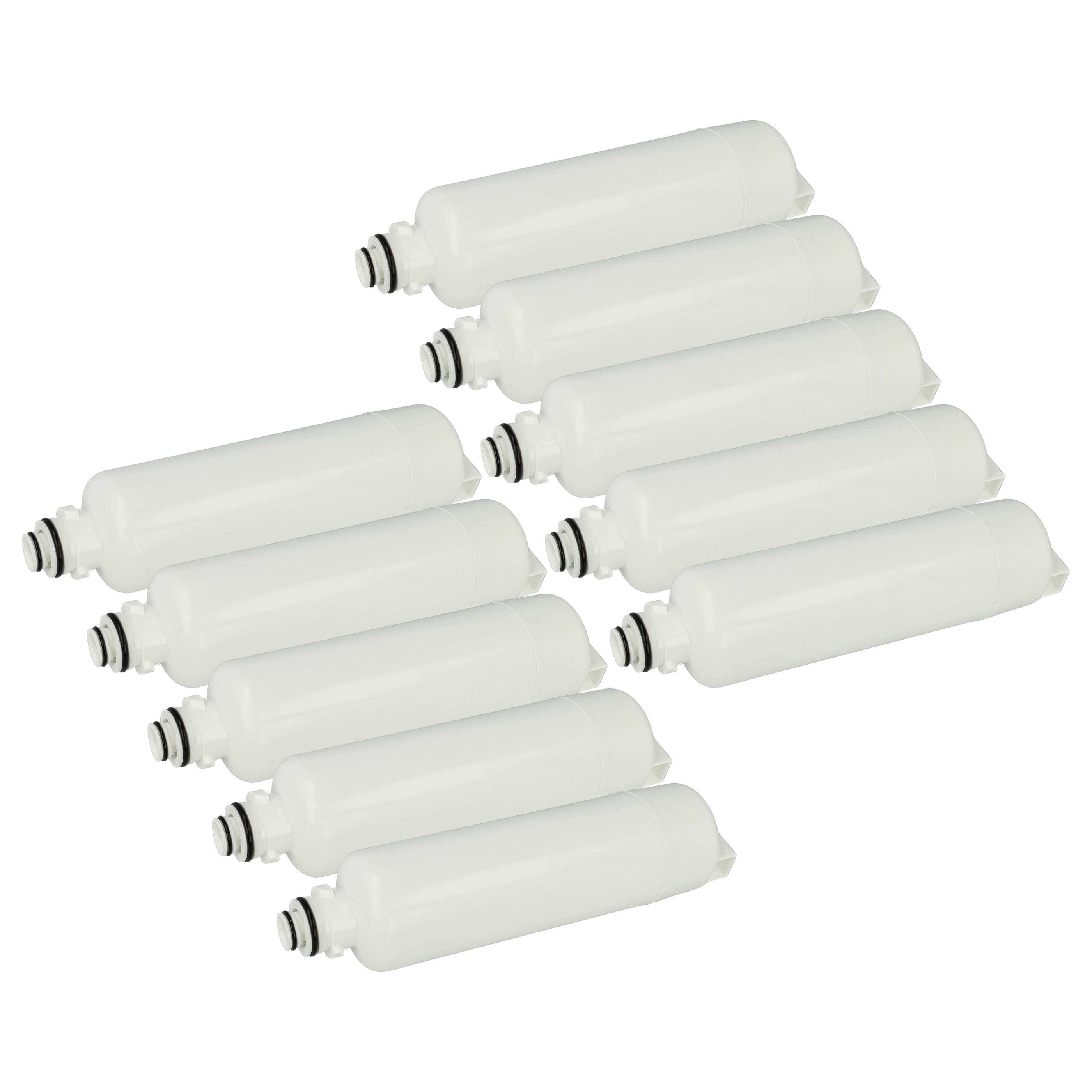vhbw 10x Wasserfilter Filterkartusche Filter kompatibel mit Bosch KAD90 | KAD90VB20/09, KAD90AI30/12, KAD90VB20G/09-0
