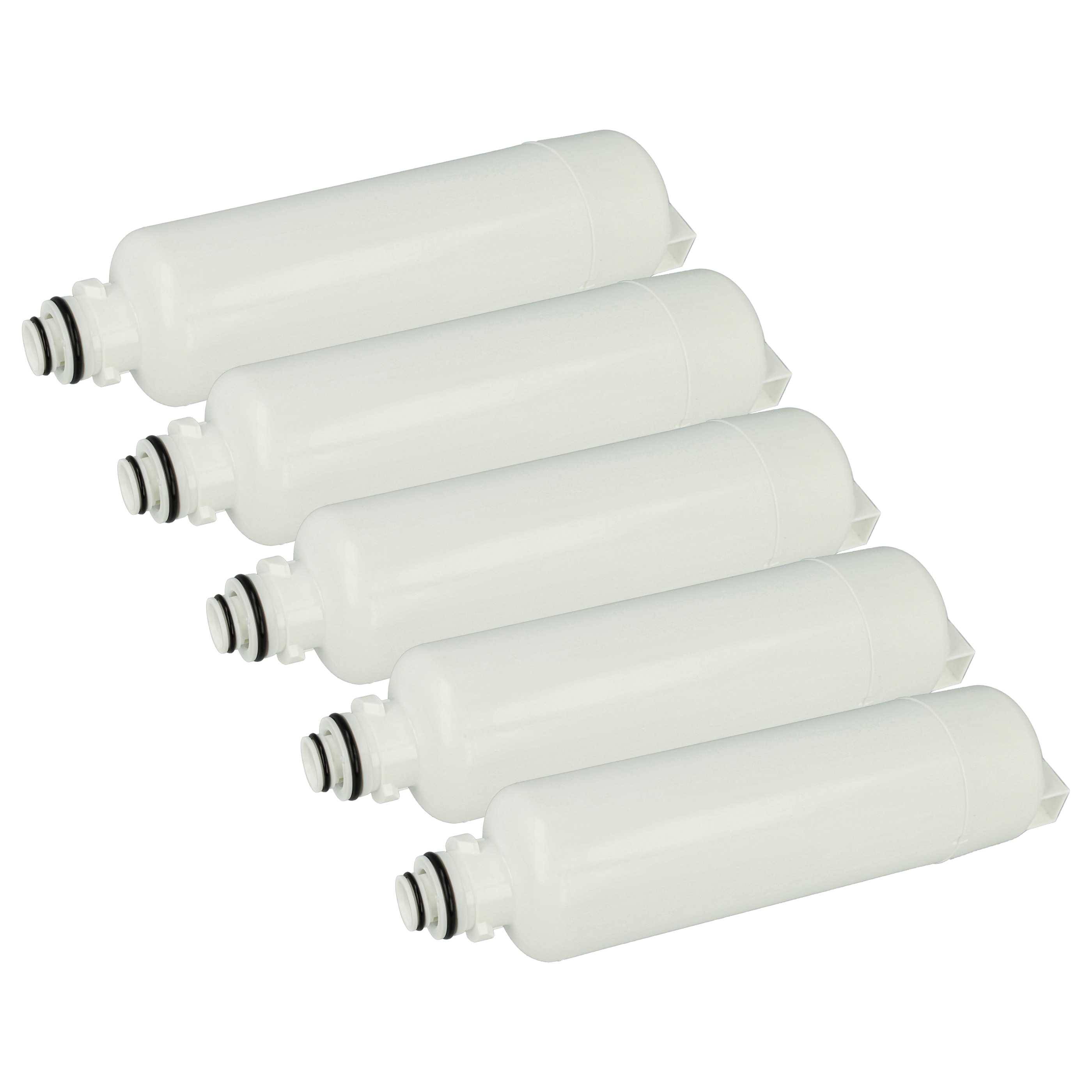 vhbw 5x Wasserfilter Filterkartusche Filter kompatibel mit Siemens IQ 500 KAS3DAIEP/O1, KAS0GAI20/12, KAS3GAI3ON/O1-0