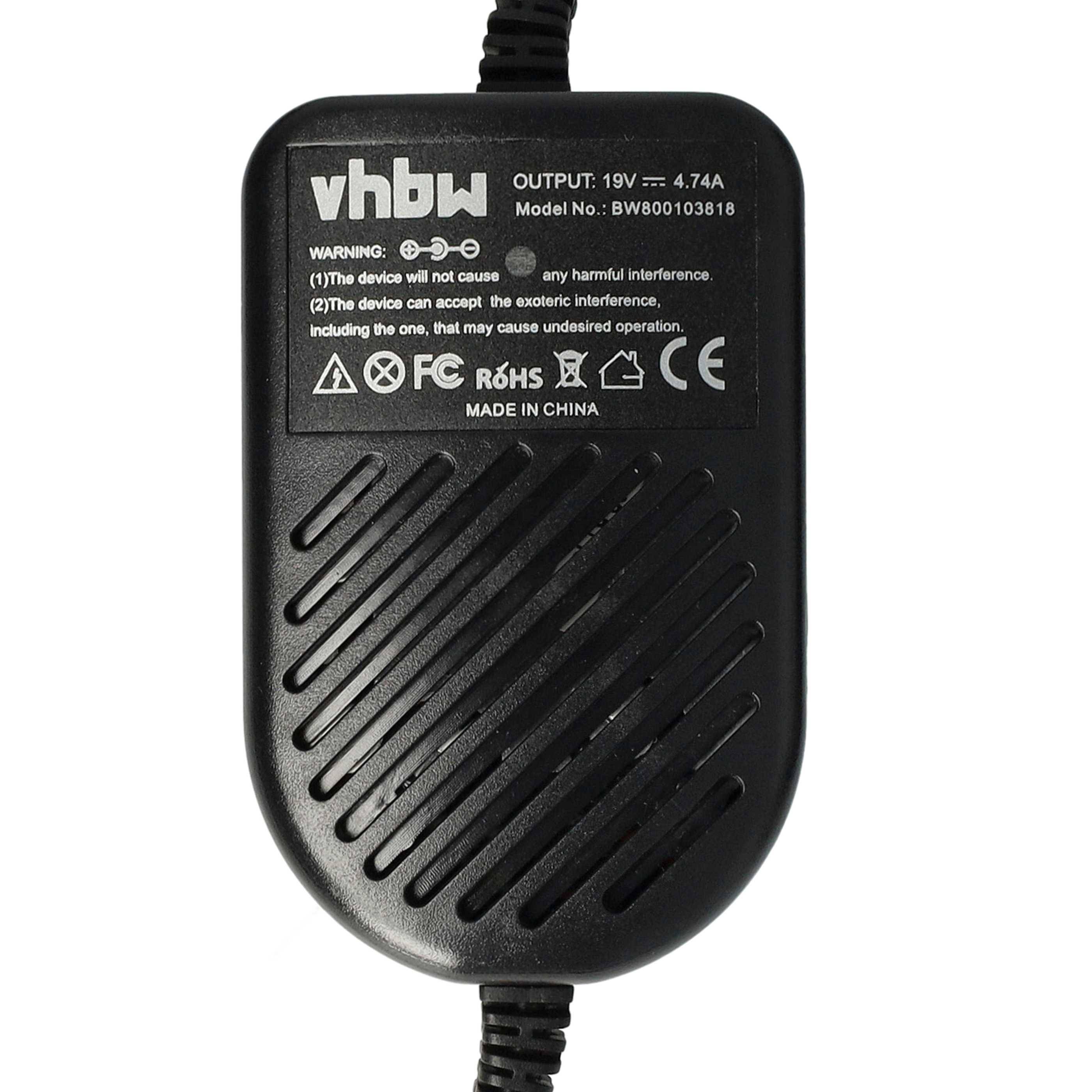 vhbw KFZ-Ladekabel Ersatz für SEB100P2-15.0 | SAD-65KB für Notebook - 12V Ladegerät Schwarz 4,74 A-3