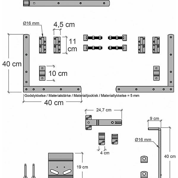 Tokyo Doppeltor inkl. Beschläge Holz BxH 2000 x 900 mm weiß. PLUS AS 84154849-1