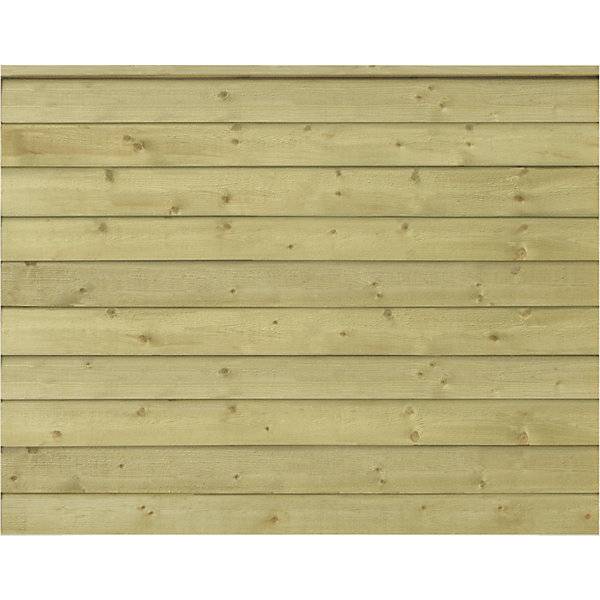 PLUS Klink Profilzaun Holz BxH 1740 x 1290 mm natur. PLUS AS 84162249-0