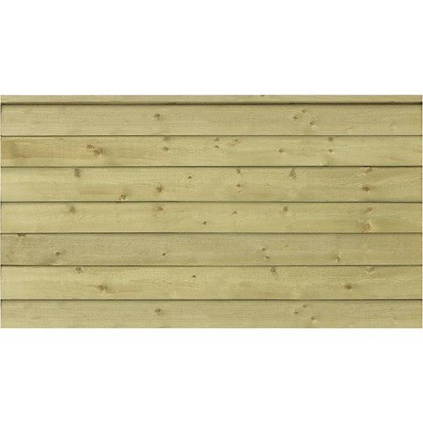 PLUS Klink Profilzaun Holz BxH 1740 x 910 mm natur. PLUS AS 84162049