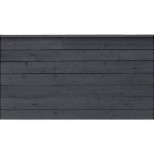 PLUS Klink Profilzaun Holz BxH 1740 x 910 mm schwarz. PLUS AS 84162149-0