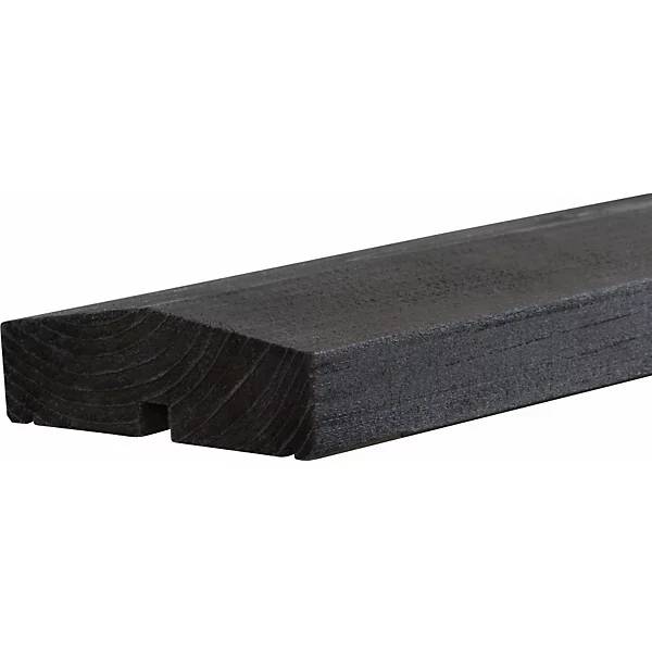 PLUS Klink Profilzaun Holz BxH 1740 x 910 mm schwarz. PLUS AS 84162149-2
