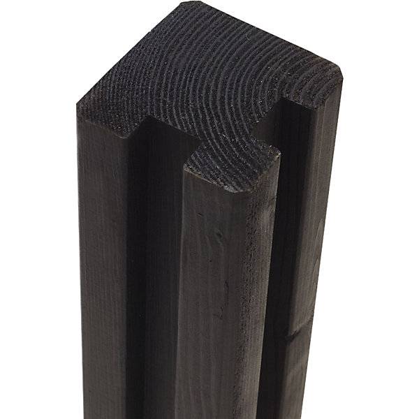 Profilpfosten Ecke 2 Spuren Höhe 1880 mm schwarz. PLUS AS 84158349-0