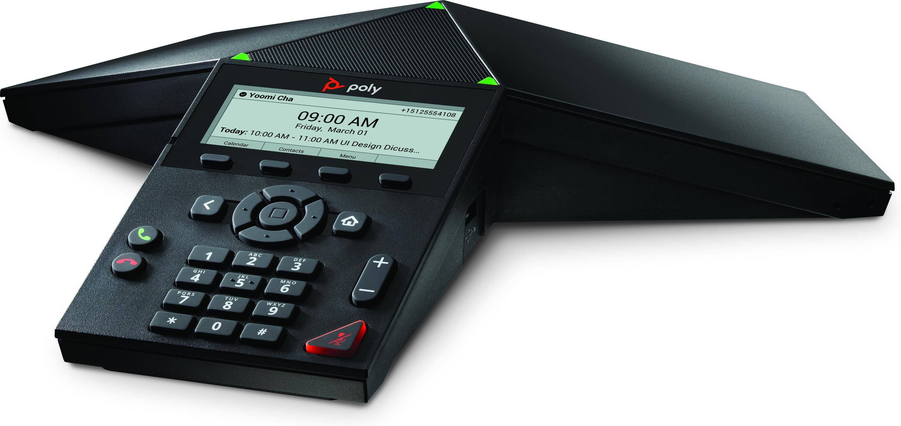 HP Poly Trio 8300 NR - VoIP-Konferenztelefon - mit Bluetooth-Schnittstelle mit R-2