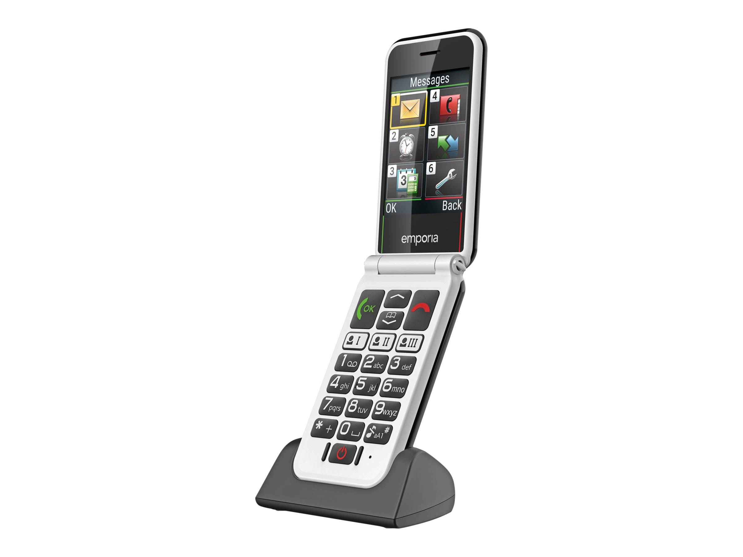 Emporia emporiaSIMPLICITYglam.4G - 4G Feature Phone - RAM 64 MB / Interner Speicher 128 MB - microSD-1