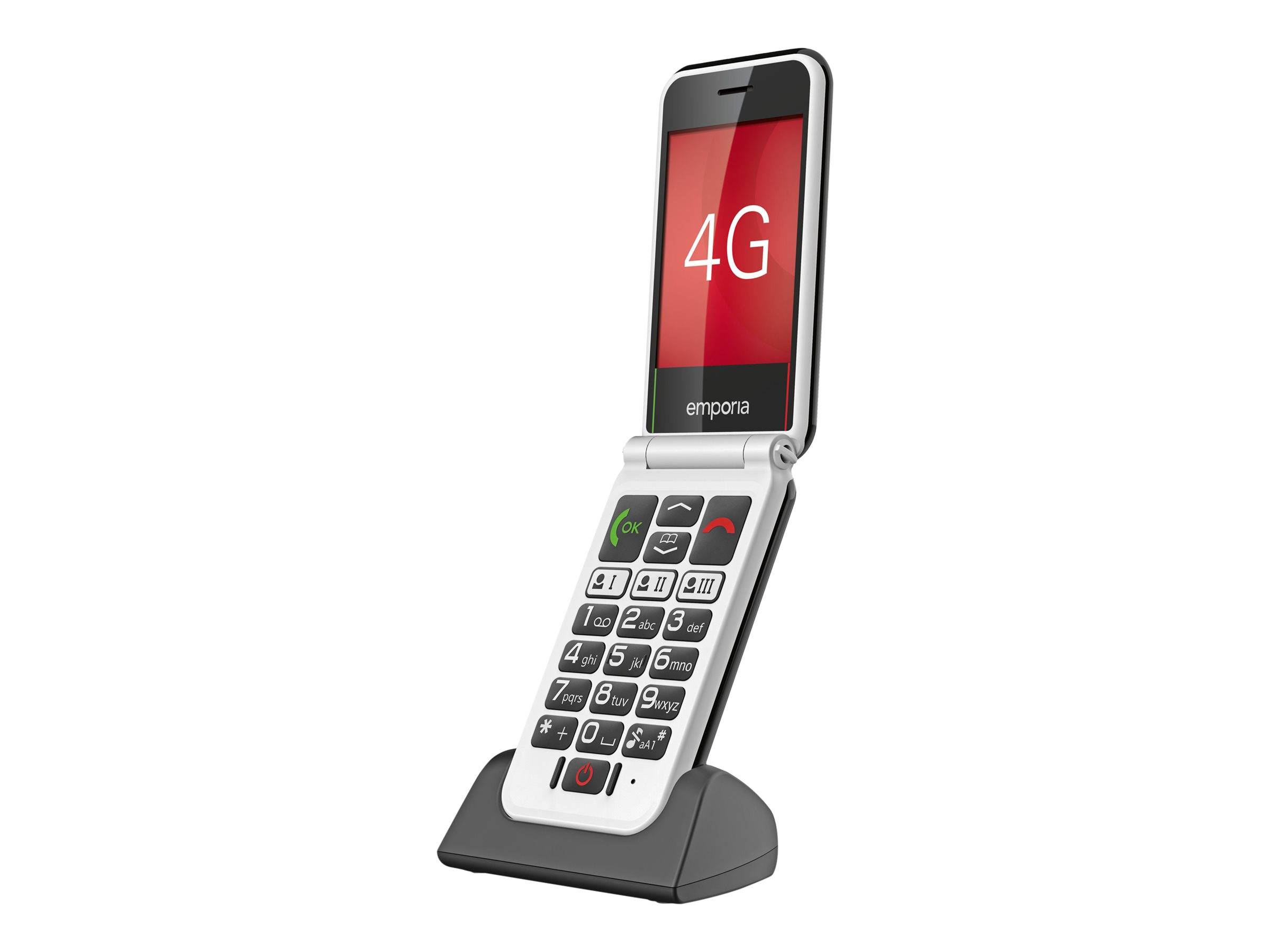 Emporia emporiaSIMPLICITYglam.4G - 4G Feature Phone - RAM 64 MB / Interner Speicher 128 MB - microSD-2