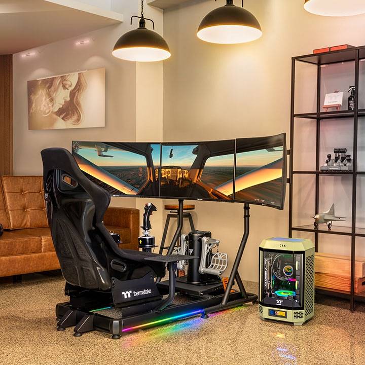 Thermaltake GSC-F50-CPASBB-01 flight/racing simulator accessory Gaming Joysticks/-pads/-wheels-1