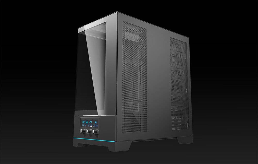 Darkflash DY451 Computergehäuse ohne Lüfter (schwarz)-1