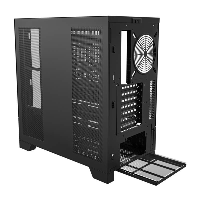 Symbolbild für Darkflash DY451 Computergehäuse ohne Lüfter (schwarz)