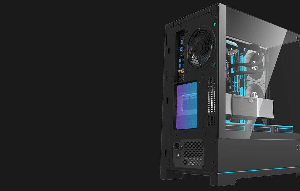 Darkflash DY450 PRO Computergehäuse (schwarz) + 1 Lüfter-3