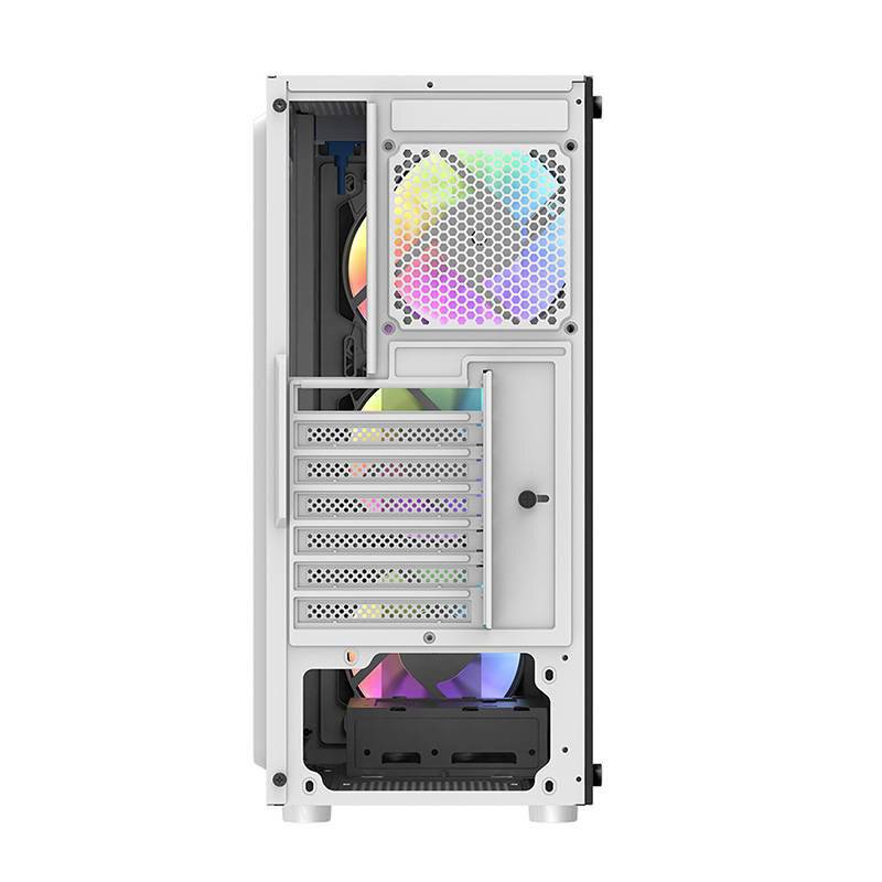 Symbolbild für DARKFLASH - DK151 white - Darkflash DK151 LED-Computergehäuse (weiß) + 3 RGB-Lüfter