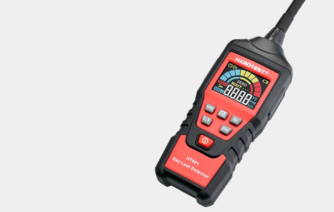 Gasleckdetektor Habotest HT601B mit HD-LCD-Display, Temperaturmessung und Alarmfunktion-4