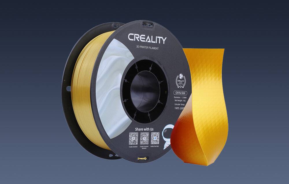 Creality Creality3D - Gold - 1 kg - Box - CR-Silk PLA-Filament (3D)-3