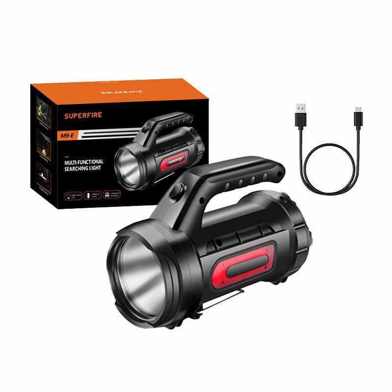 Taschenlampe Superfire M9-E, 900lm, USB-0