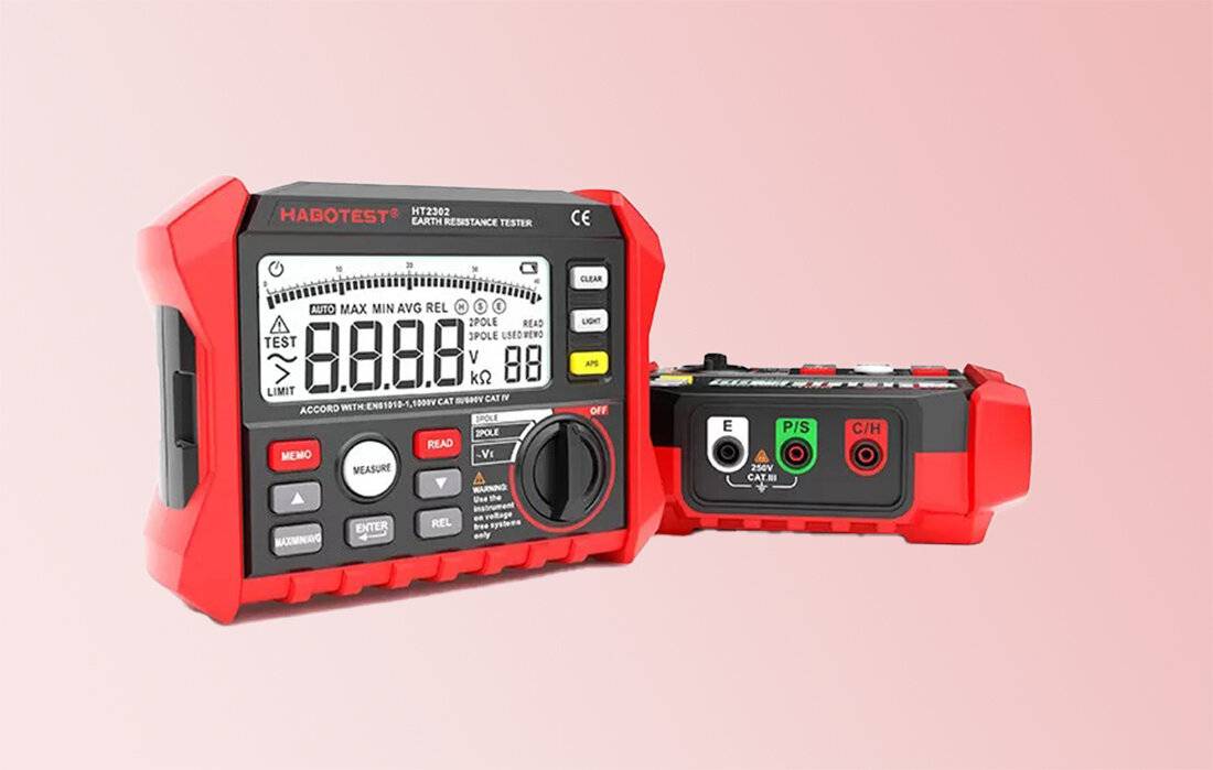 Habotest - HT2302 - Erdungswiderstandsmessgerät Habotest HT2302-2