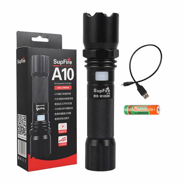 Taschenlampe Superfire A10, 550lm, USB