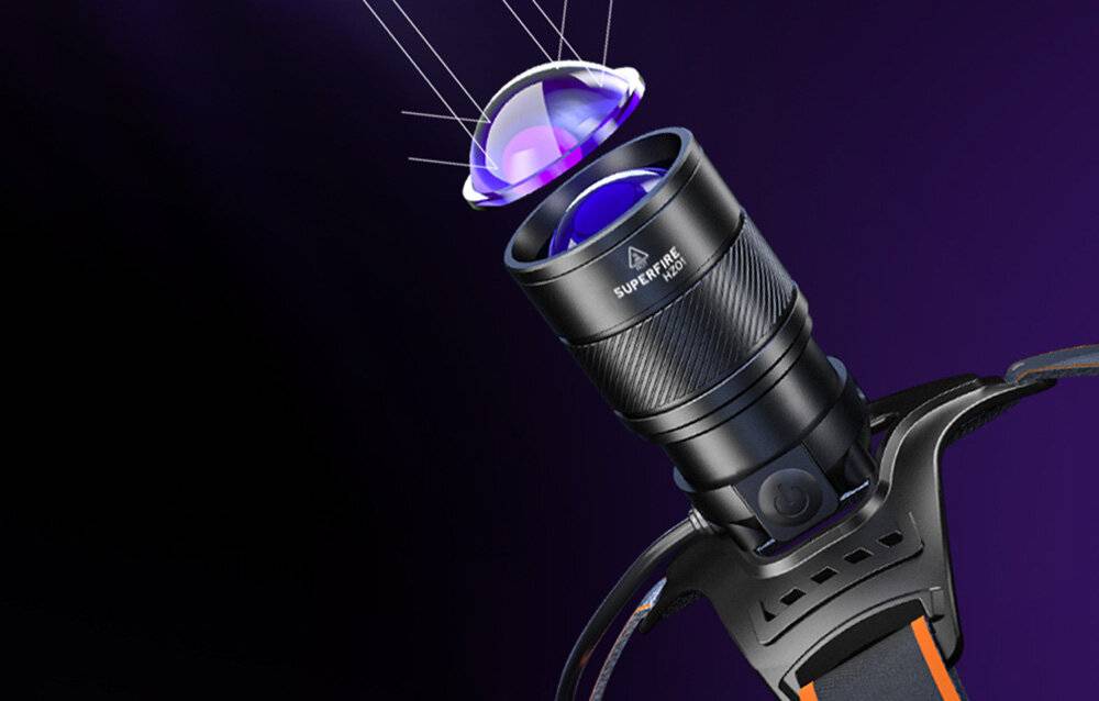 UV Superfire HZ01 Kopflampe-4