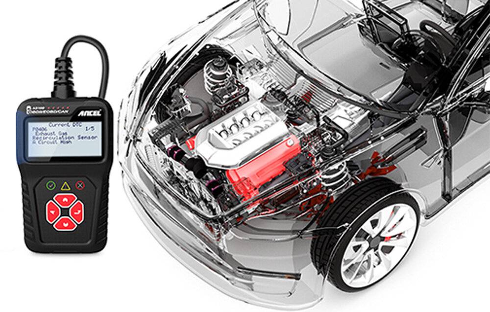 Preisbild für OBD2-Diagnosegerät Ancel AS100/AC100 für Fehlerdiagnose und Live-Daten