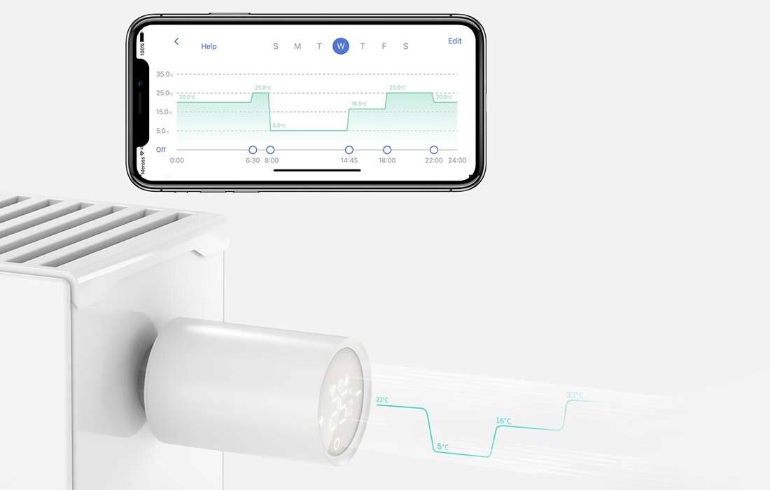 Meross Smart Radiator Thermostat, Starter Kit-6