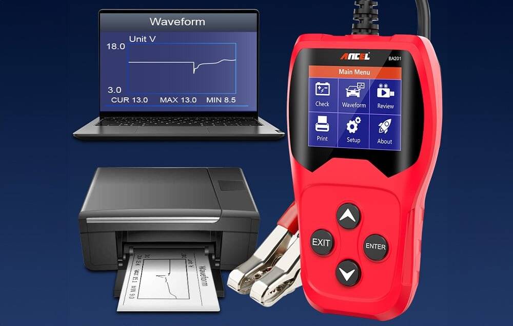 Preisbild für Batterietester Ancel BA201 8-16V DC